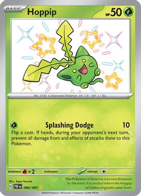 Hoppip 096/091 - Shiny Rare-Kantocards