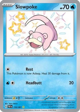 Slowpoke 116/091 - Shiny Rare-Kantocards