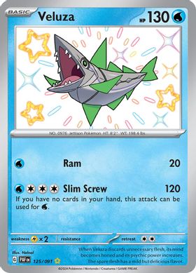 Veluza - 125/091 125/091 - Shiny Rare-Kantocards