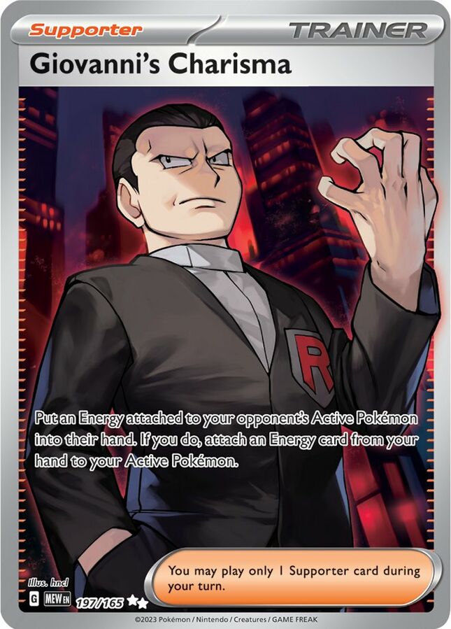 Giovanni's Charisma - 197/165 - Ultra Rare-Kantocards