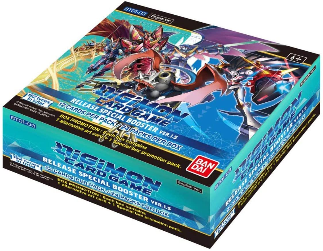 Digimon TCG: Ver. 1.5 Booster Box-Kantocards