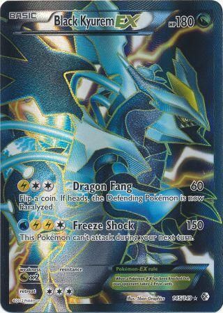 Black Kyurem EX 145/149-Kantocards