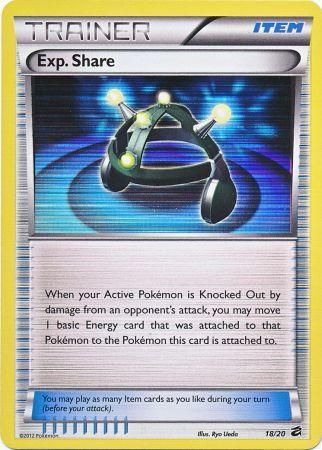 Exp. Share 18/20-Kantocards