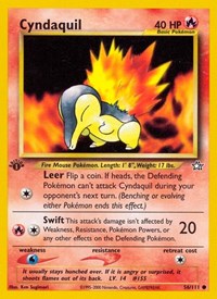 Cyndaquil 56/111 - 1st Edition-Kantocards