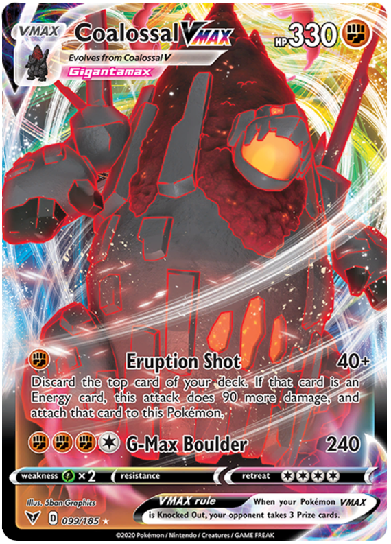 Coalossal VMAX 099/185-Kantocards
