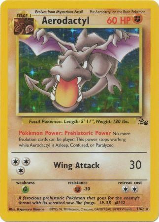Aerodactyl 1/62 - Holo-Kantocards