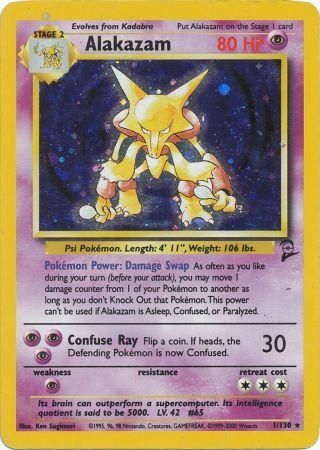 Alakazam 1/130 - Holo-Kantocards