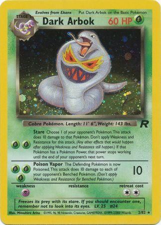 Dark Arbok 2/82 - Holo-Kantocards