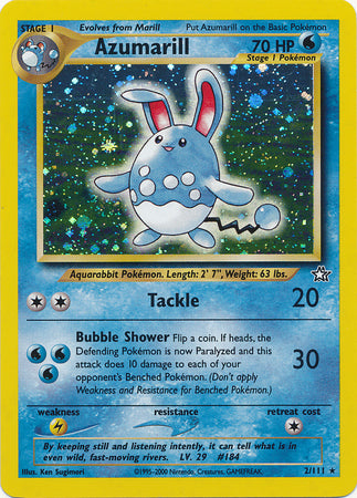 Azumarill 2/111 - Holo-Kantocards