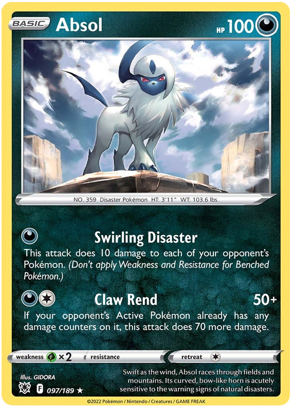 Absol 097/189 - Holo-Kantocards