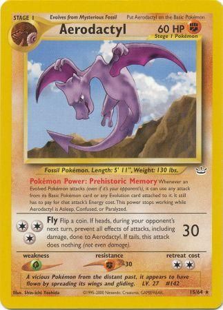 Aerodactyl 15/64-Kantocards