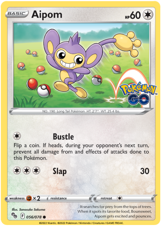 Aipom 056/078-Kantocards