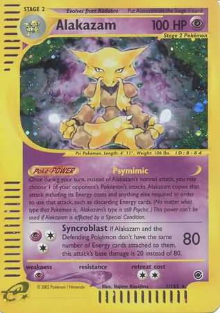 Alakazam 1/165 - Holo-Kantocards