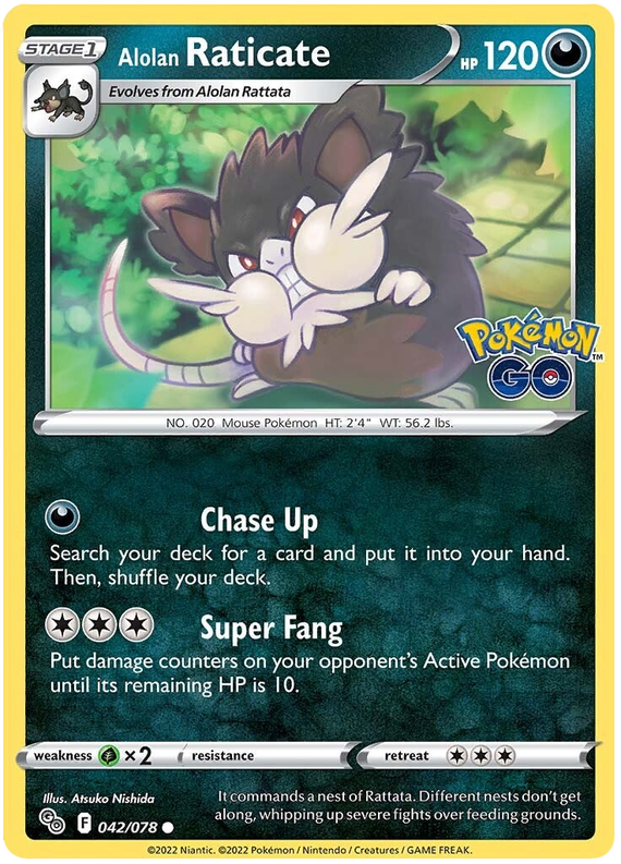 Alolan Raticate 042/078 - Español-Kantocards