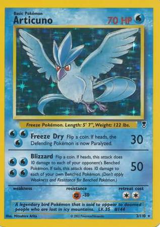 Articuno 2/110 - Holo-Kantocards