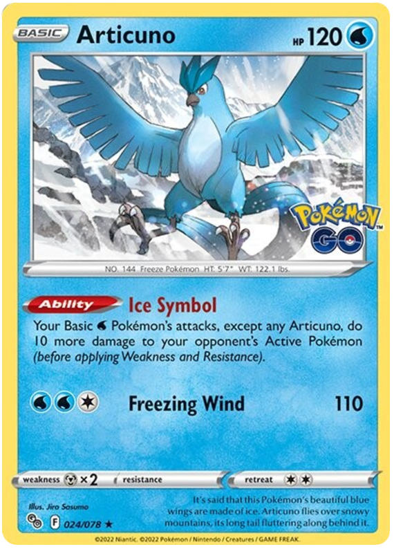 Articuno 024/078 - Holo - Español-Kantocards