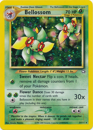 Bellossom 3/111 - Holo-Kantocards