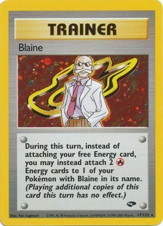 Blaine 17/132 - Holo-Kantocards
