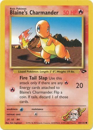 Blaine's Charmander 60/132-Kantocards