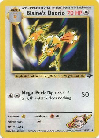 Blaine's Dodrio 32/132-Kantocards