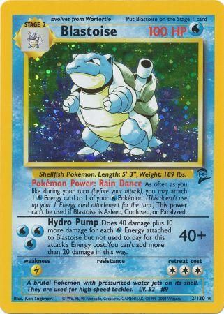 Blastoise 2/130 - Holo-Kantocards