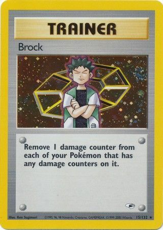 Brock (Holo) 15/132-Kantocards
