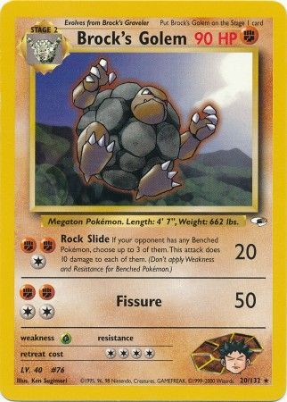 Brock's Golem 20/132-Kantocards