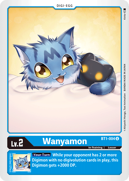 Wanyamon BT1-004-Kantocards