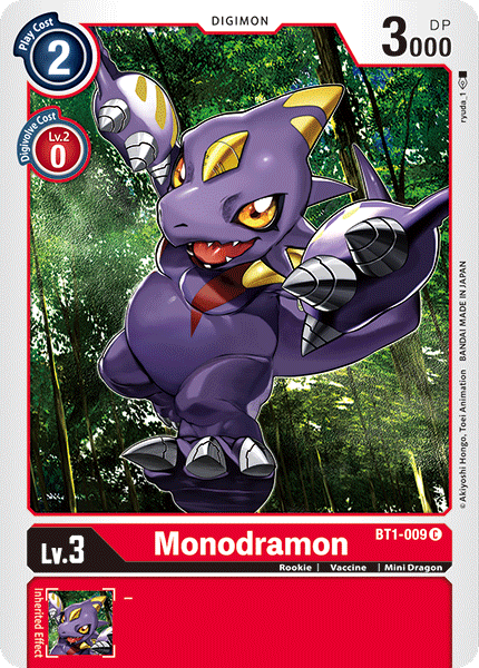 Monodramon BT1-009-Kantocards