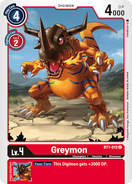 Greymon BT1-015-Kantocards