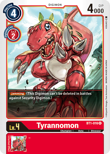 Tyrannomon BT1-016-Kantocards