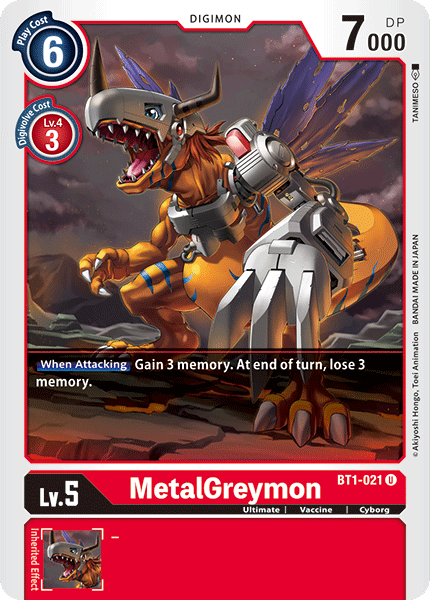 MetalGreymon BT1-021-Kantocards