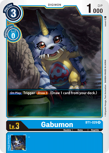 Gabumon BT1-029-Kantocards