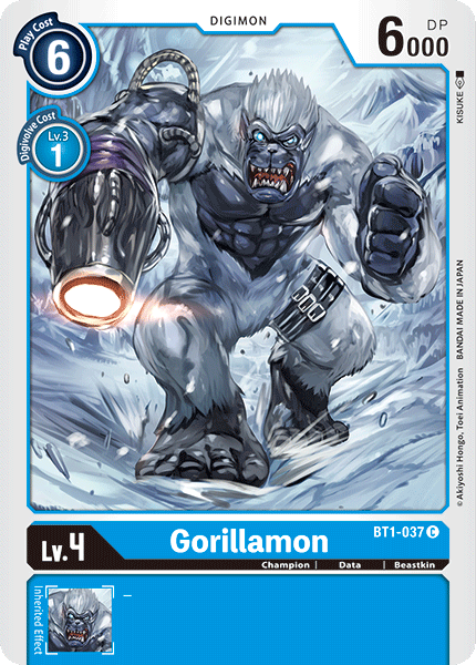 Gorillamon BT1-037-Kantocards