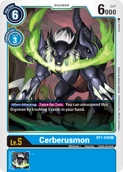 Cerberusmon BT1-039-Kantocards