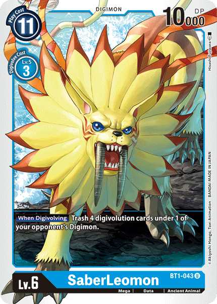 SaberLeomon BT1-043-Kantocards