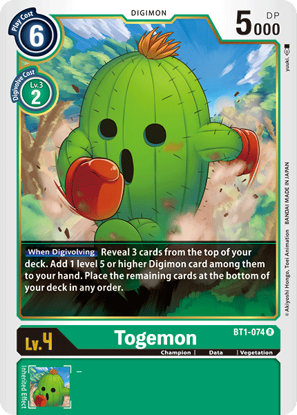 Togemon BT1-074-Kantocards