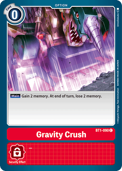 Gravity Crush BT1-090-Kantocards