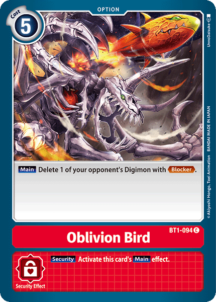 Oblivion Bird BT1-094-Kantocards