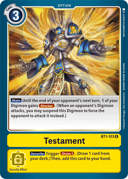 Testament BT1-103-Kantocards