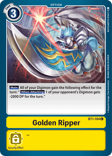 Golden Ripper BT1-104-Kantocards