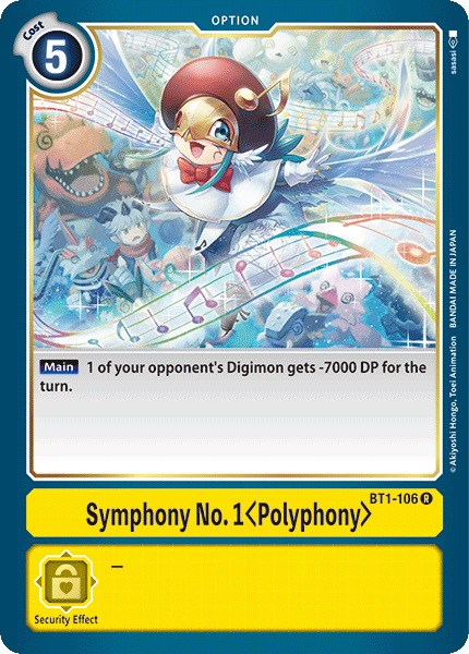 Symphony No.1 <Polyphony> BT1-106-Kantocards