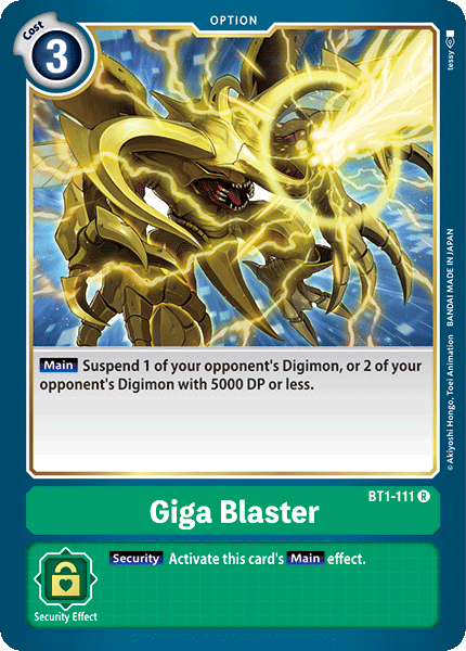 Giga Blaster BT1-111-Kantocards