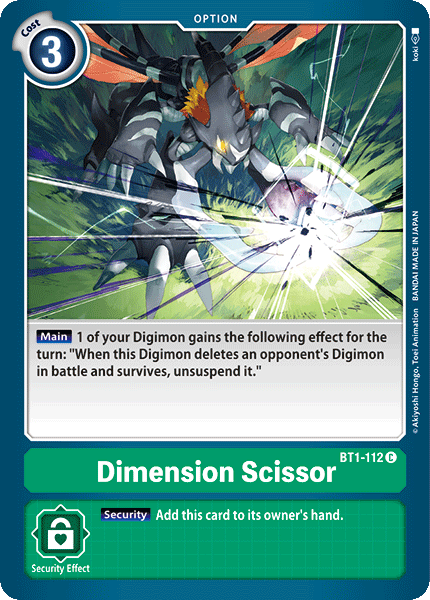 Dimension Scissor BT1-112-Kantocards