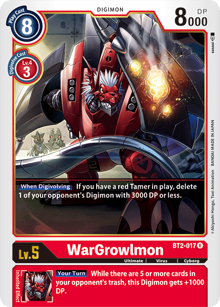 WarGrowlmon BT2-017-Kantocards
