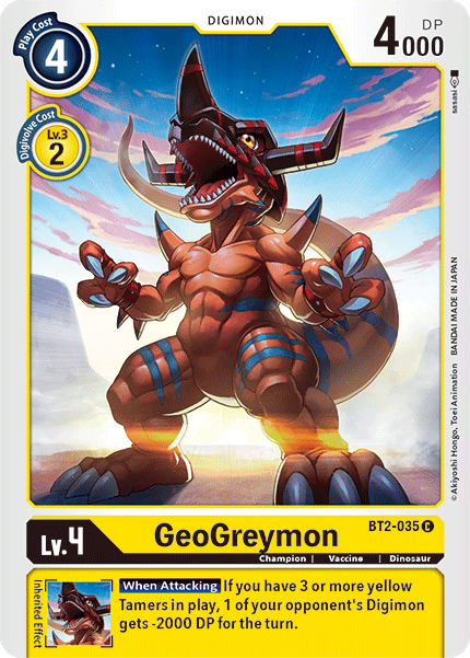 GeoGreymon BT2-035-Kantocards