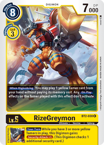 RizeGreymon BT2-038-Kantocards