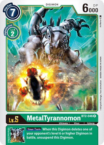 MetalTyrannomon BT2-046-Kantocards