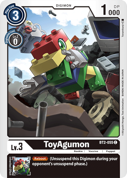 ToyAgumon BT2-055-Kantocards