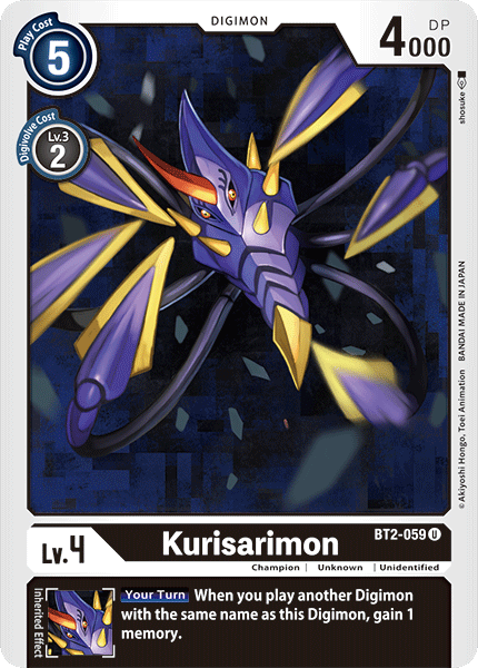Kurisarimon BT2-059-Kantocards